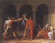 Jacques-Louis David Oath of the Horatii France oil painting artist